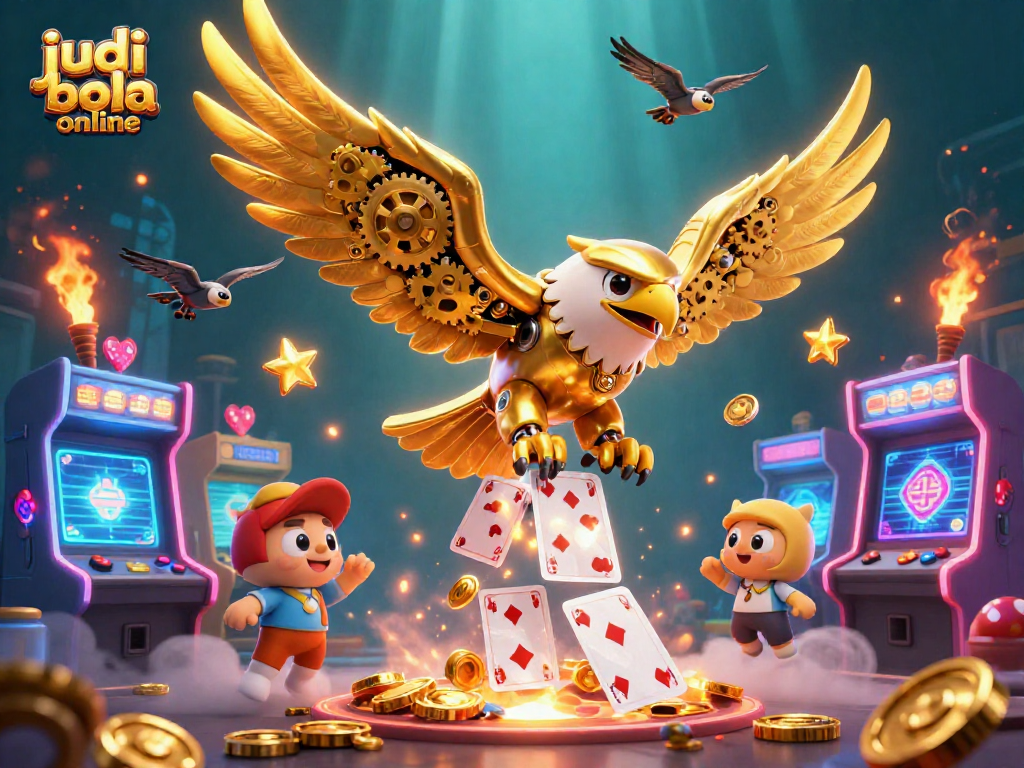 Place bets confidently with judi bola online, exploring vibrant gaming dynamics in a dazzling 3D scene.