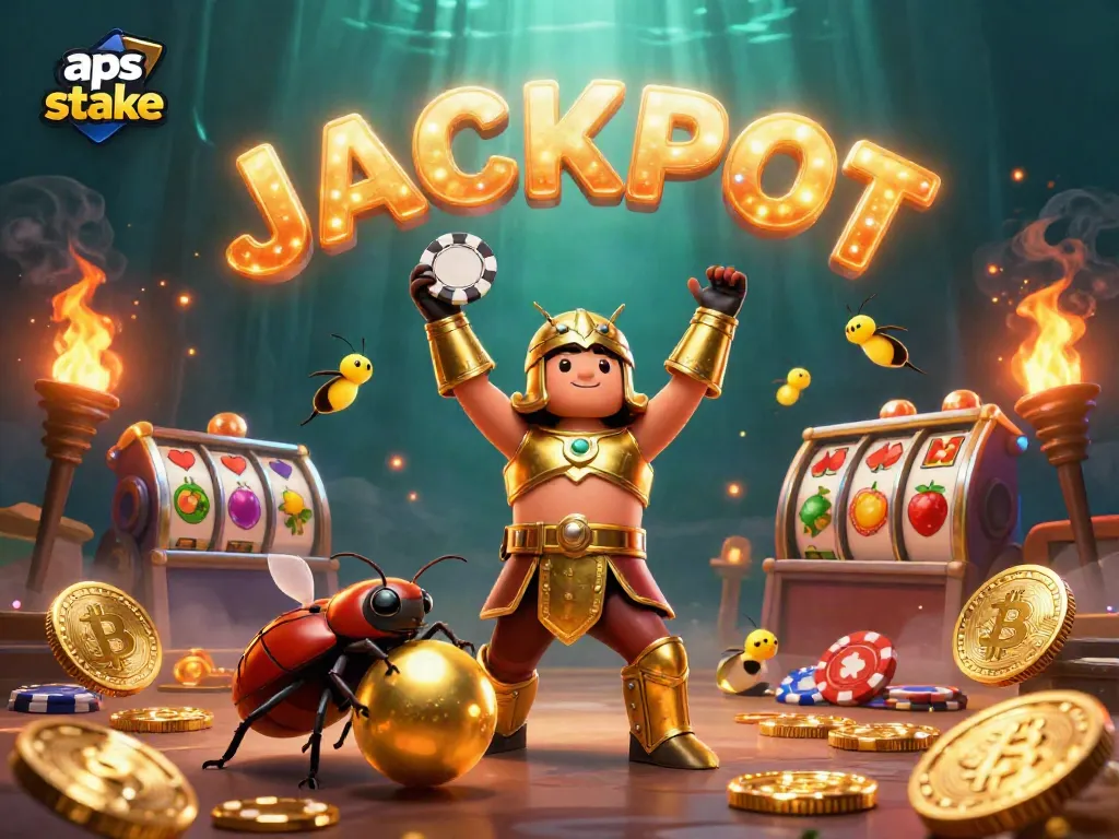 Play and win with top apps like stake featuring fun characters and casino elements.