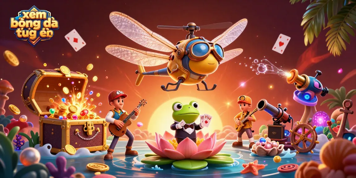 Experience xem bóng đá trực tiếp with vibrant casino scenes full of action and engaging characters.