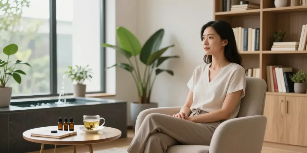 Cerebrolysin buy showcased in a tranquil wellness therapy room with inviting elements for cognitive health.
