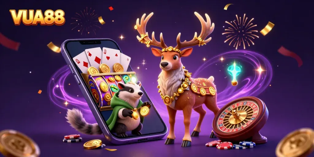Experience thrilling gameplay with the VUA88 online casino, featuring exciting slot games and vibrant interactions.
