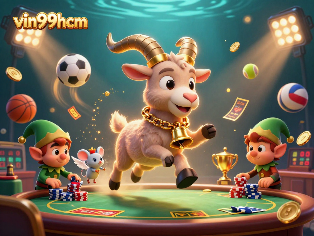 Experience exhilarating gaming moments at vin99hcm with mischievous creatures in an exciting casino.