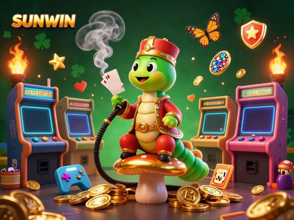 Experience the thrilling world of SUNWIN with vibrant arcade features and captivating casino elements.