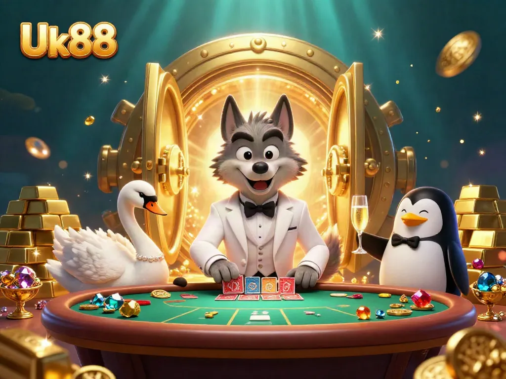 Experience thrilling gameplay at Uk88 with a monkey winning big at the casino.