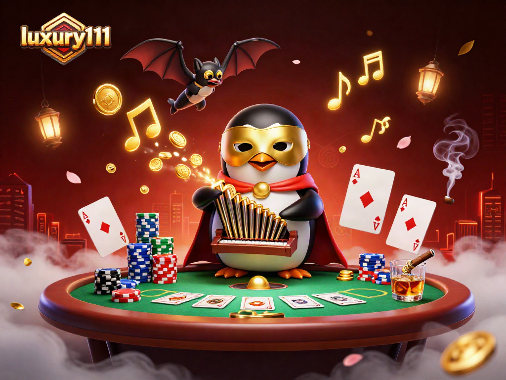 Play thrilling games at luxury111 with animated casino elements bursting with excitement.