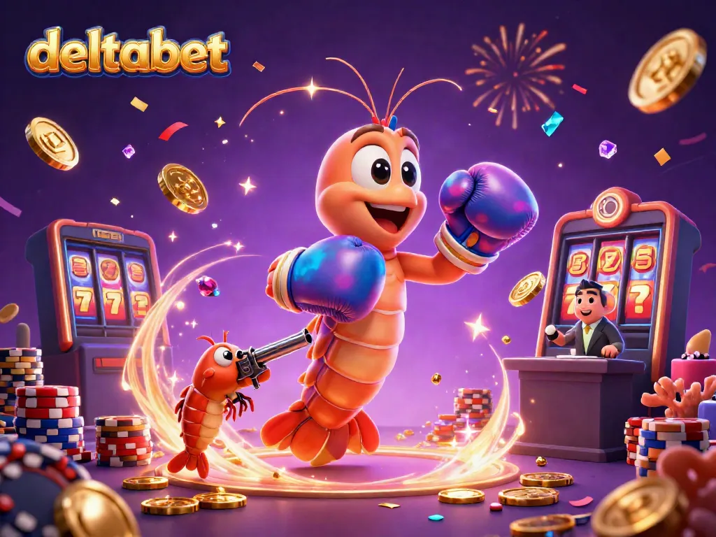 DELTABET menghadirkan keseruan permainan dalam ilustrasi 3D yang meriah.