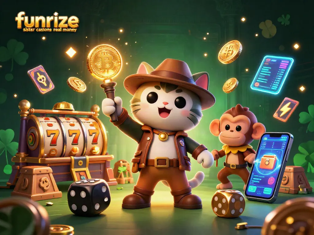 Engage with funrize sister casinos real money and explore vibrant gaming adventures in an exhilarating 3D scene.