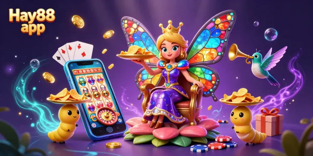 Experience the excitement of Hay88 app with vibrant slot games and dynamic gaming elements.
