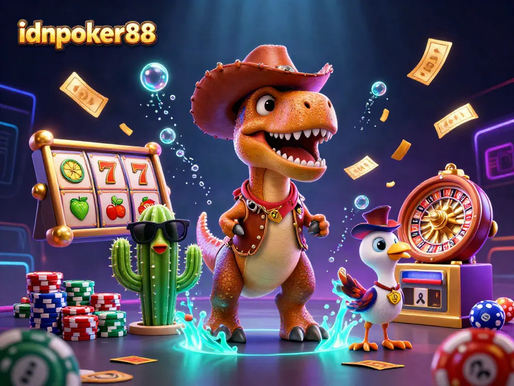 Experience engaging gaming at idnpoker88 with vibrant slot elements and dynamic characters.