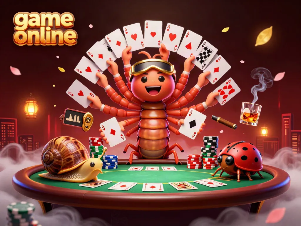 Experience thrilling game online excitement with the vibrant, playful dealer and high-roller scenes.